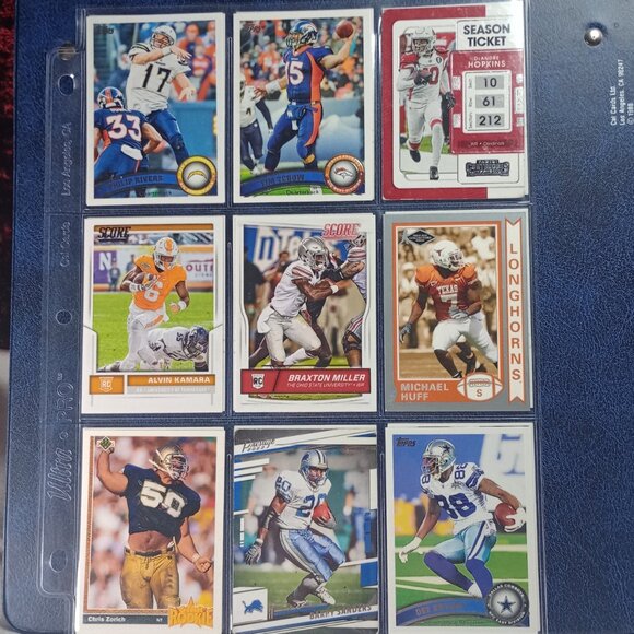 Football Cards Set Lot Pack Box Old Binder - Picture 3 of 5